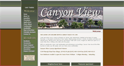 Desktop Screenshot of canyonviewsd.com