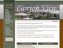 Tablet Screenshot of canyonviewsd.com